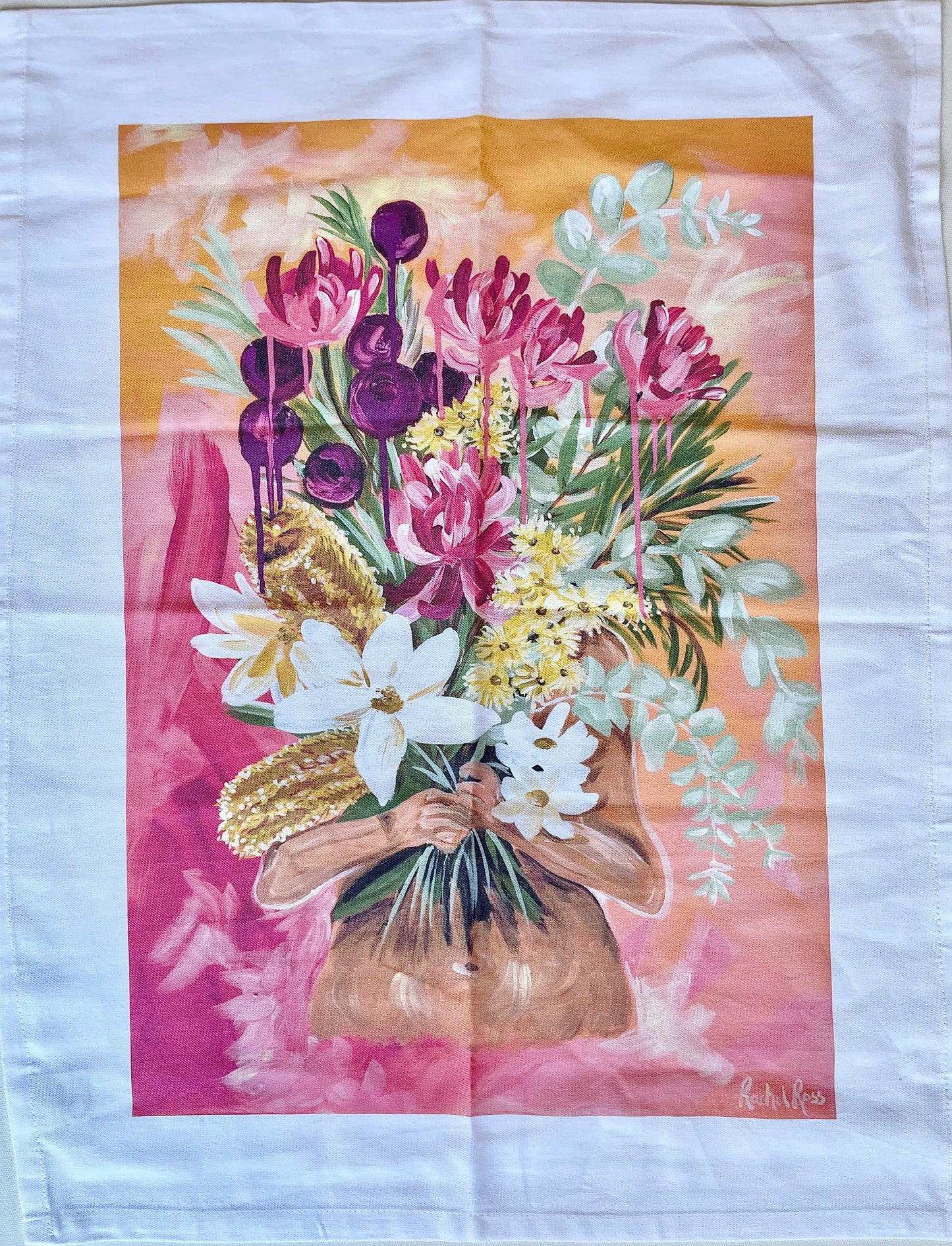 Flourishing Art Teatowel