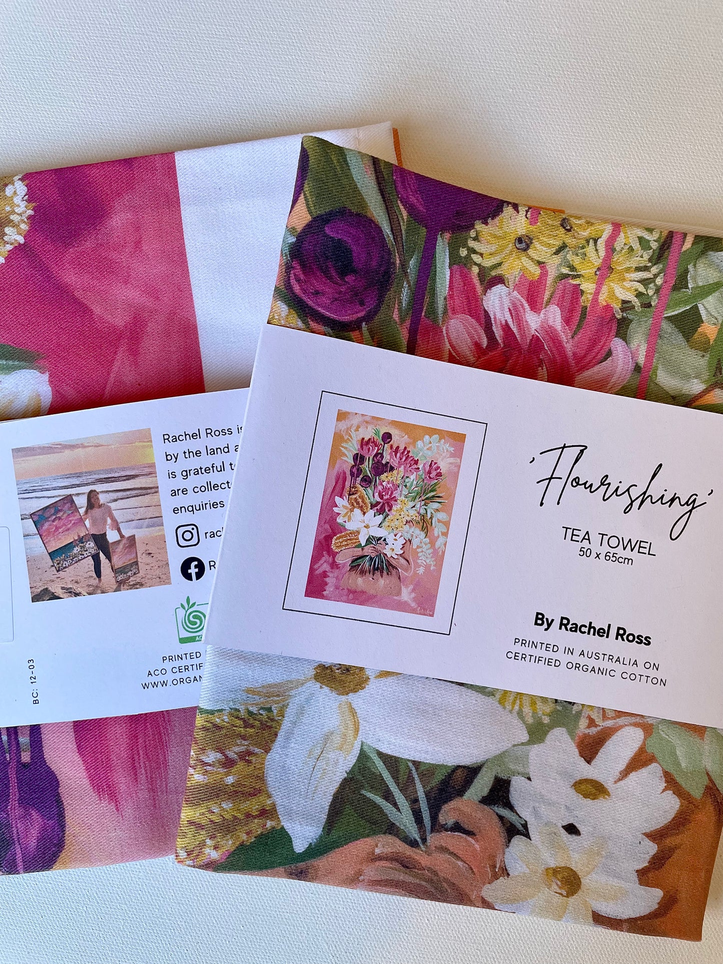 Flourishing Art Teatowel