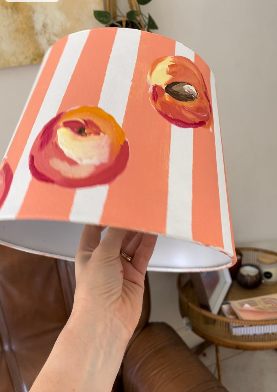 Peaches Lampshade